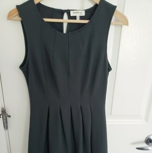 Monteau green party mini dress